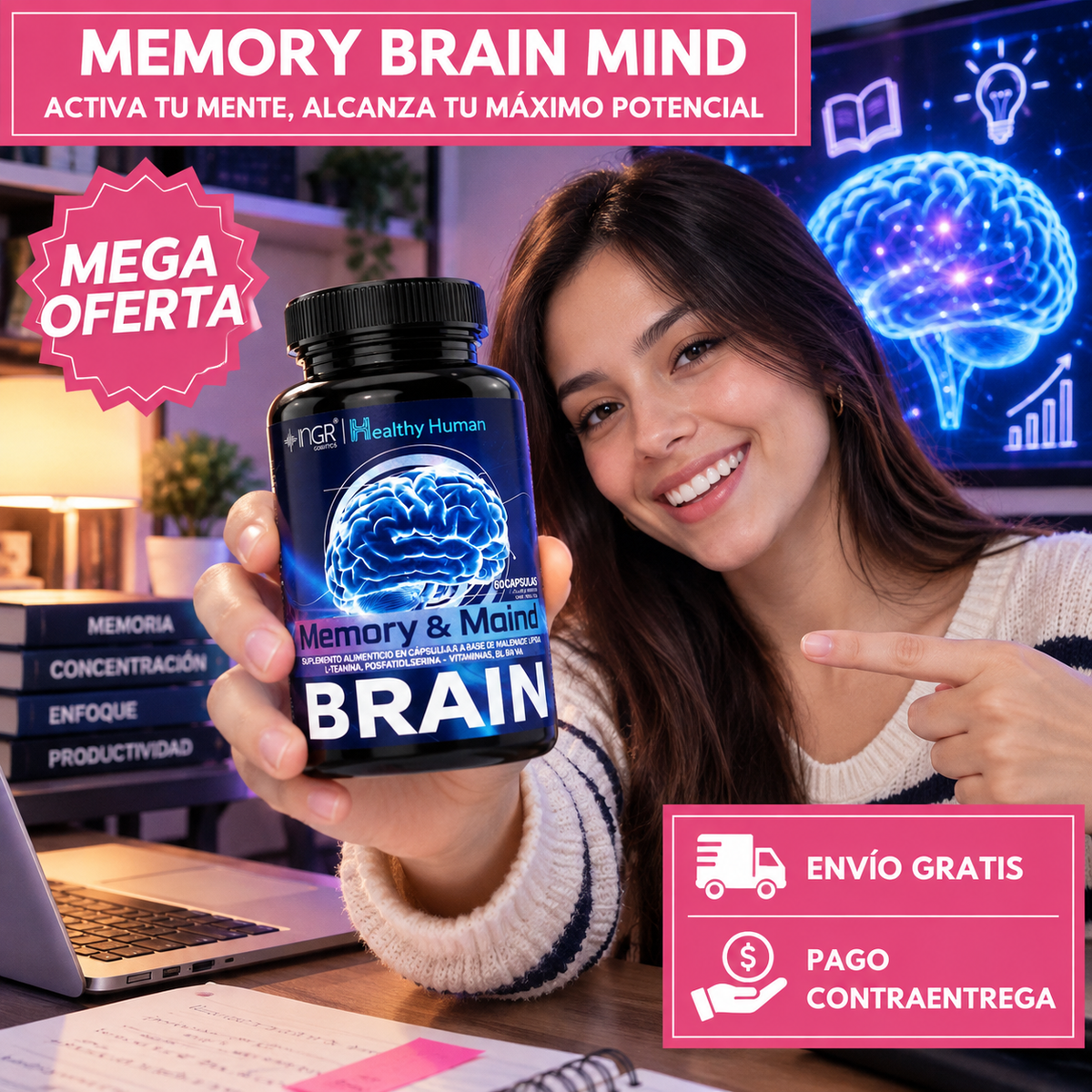 BRAIN MEMORY & MIND: Cuida tu bienestar cognitivo.