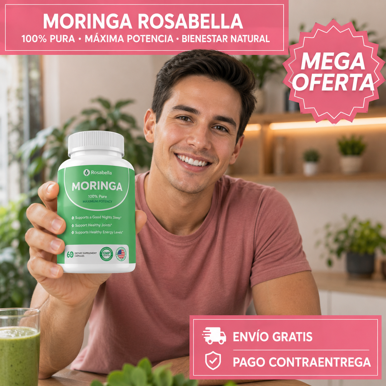 MORINGA ROSABELLA: Bienestar en cada cápsula.