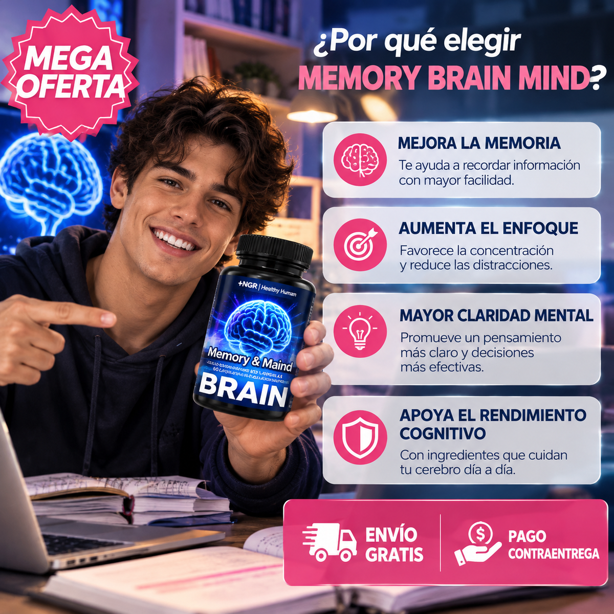 BRAIN MEMORY & MIND: Cuida tu bienestar cognitivo.