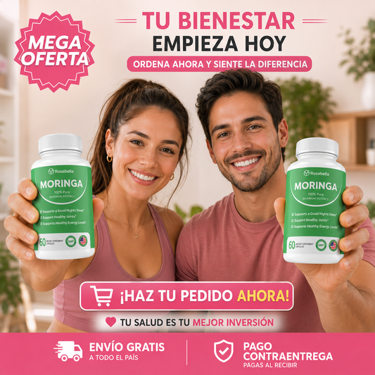 MORINGA ROSABELLA: Bienestar en cada cápsula.